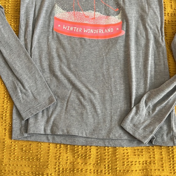 3/$12!  J. Crew crewcuts girls holiday long sleeve tee - Size 12-14 (XL) - Picture 5 of 6